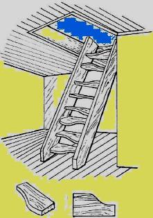 Как самим сделать деревянную лестницу на мансарду