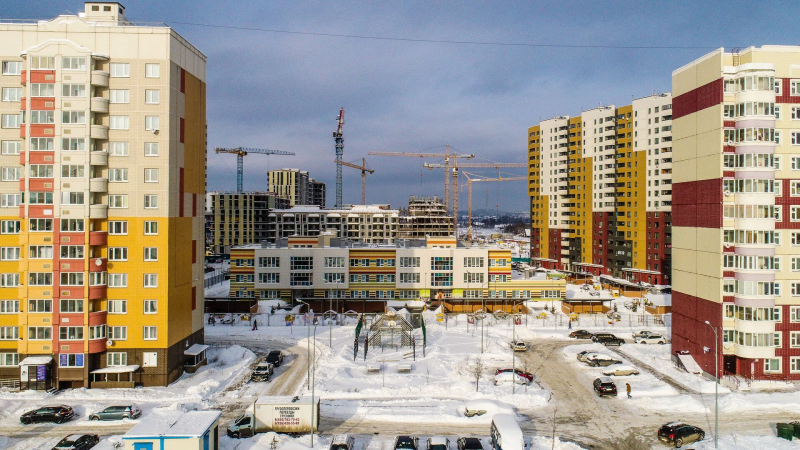 Ввод жилья в России в январе вырос на 7%
