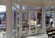 Конструкция витражного остекления