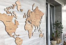 Карта мира на стену — весь мир на ладони