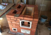Этапы строительства печей из кирпича