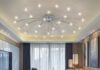 Современные варианты дизайна натяжных потолков
