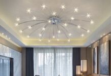 Современные варианты дизайна натяжных потолков