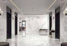 Мрамор для рабочих поверхностей в интерьере
