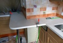 Замена столешницы для кухни: пошаговая инструкция