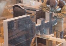 Процесс производства памятников из гранита