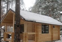 Баня из бруса: особенности конструкции