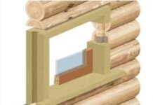 Обсада окон в деревянном доме