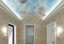 Венецианская штукатурка в интерьере квартиры