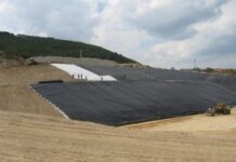 Геомат и геомембрана: область применения