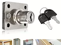 Установка мебельного замка