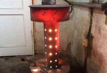 Особенности печи на отработке