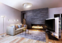 Настенные электрокамины: стильный элемент декора