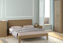 Кровать Милена : мягкая кровать с подлокотниками в виде дивана