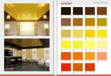 Критерии выбора цвета натяжного потолка