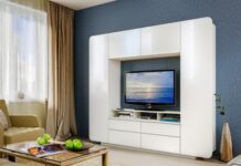 Стенка под телевизор в современном стиле