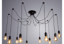 Особенности и сфера применения люстры паук