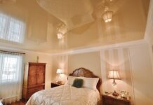 )Какие бывают натяжные потолки?