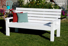 Где лучшие всего поставить садовую скамейку?