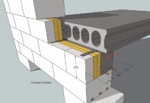Опирание ЖБ перемычек на газобетонные блоки (газобетон)