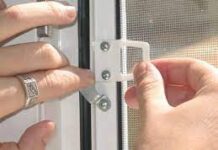 Этапы монтажа москитной сетки