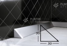 Плинтусдля столешницы на кухне: виды и функции