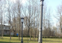 Чугунный фонарь — классический элемент благоустройства