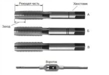 Метчики для сквозных отверстий: конструкция и характеристики инструмента