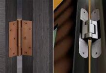 Виды дверных петель