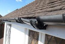 Обслуживание водосточных желобов