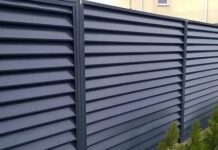 Виды заборов-жалюзи