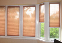 Жалюзи в интерьере кухни