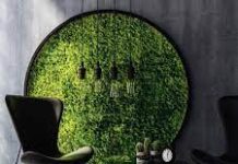 Как использовать в интерьере картины и панно из мха?