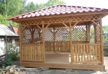 Садовые беседки: формы и стили