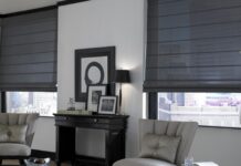 Римские шторы: выбор ткани, замер и установка