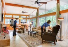 Уборка загородного дома: ключевые особенности