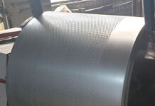 Перфорация рулона стали 08X17 по технологии roll-to-roll