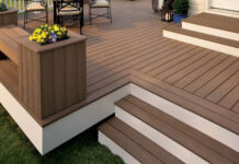 Применение террасной доски из ДПК