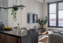 Дизайн квартиры-студии: фото идей интерьера студии 20, 25, 30 кв м в современном стиле