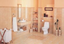 Бежевая плитка: разнообразие стилей и материалов