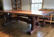 Столы из массива дерева: элегантность и прочность в одном изделии