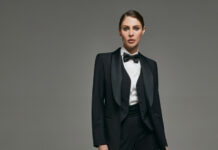 Как носить женские смокинги?