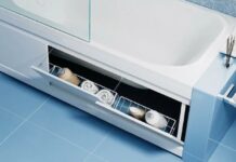 Виды экранов под ванну: от простых до многофункциональных