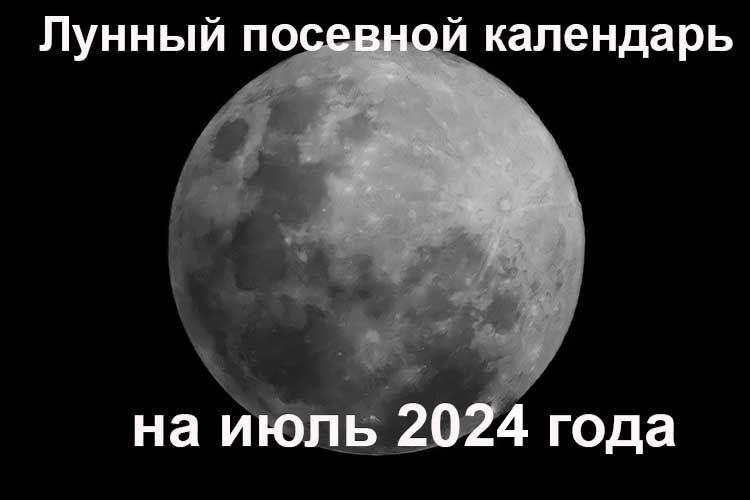 Лунный календарь садовода на июль 2024 года