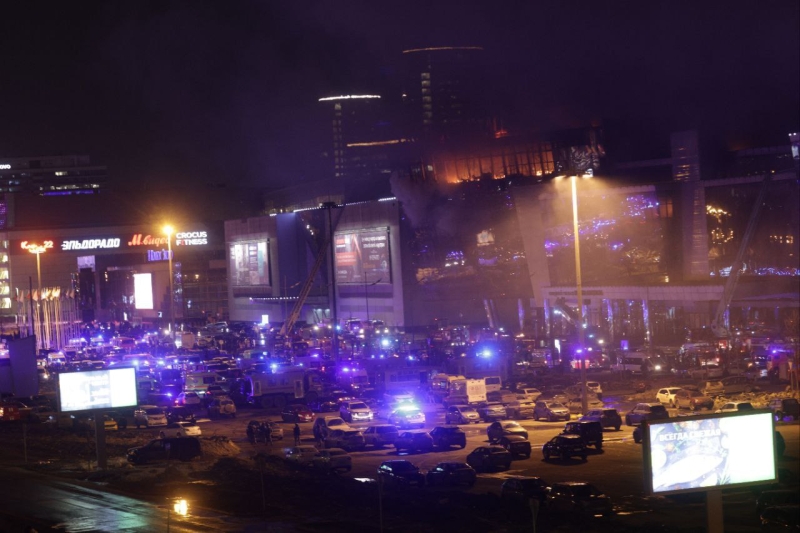 Теракт в Crocus City Hall в Подмосковье: онлайн-трансляция